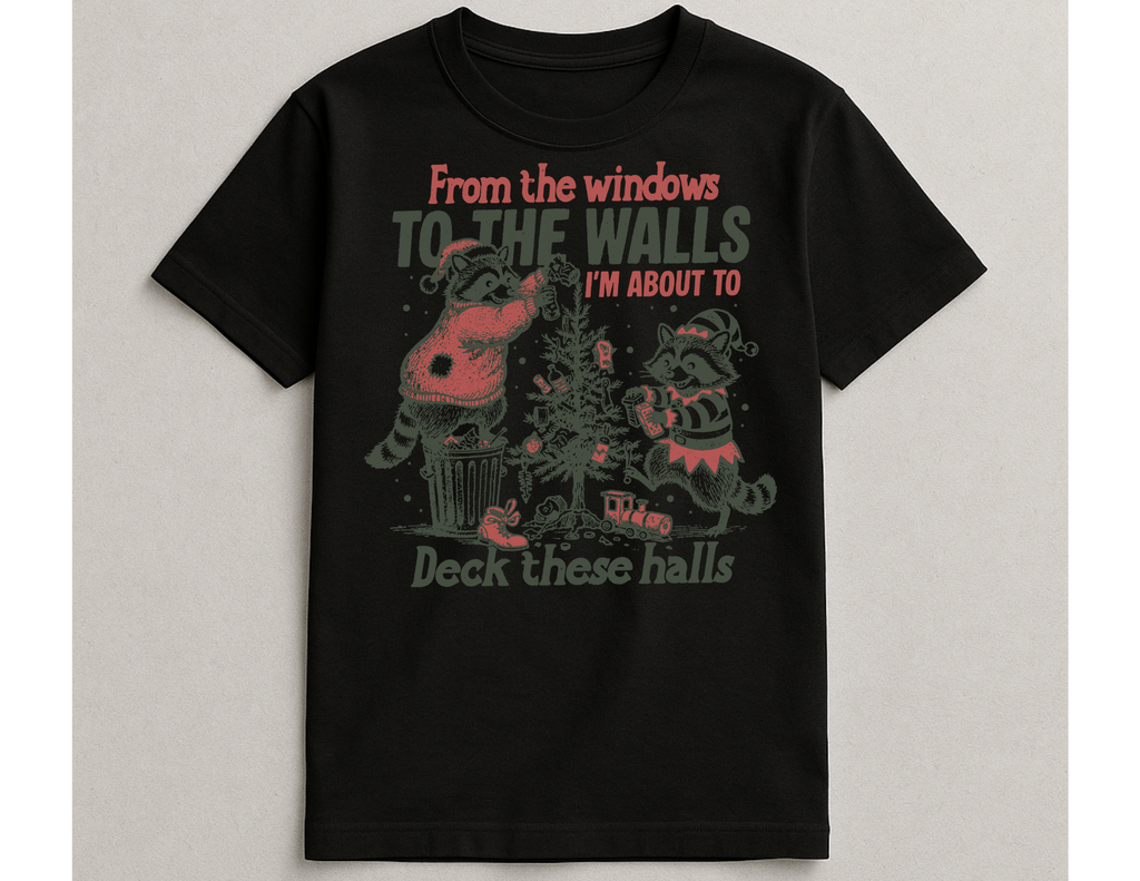 Deck these halls Christmas Tee