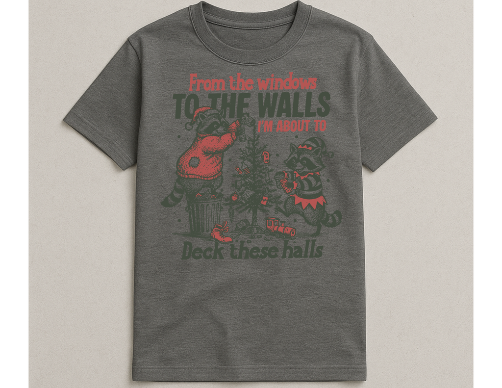 Deck these halls Christmas Tee