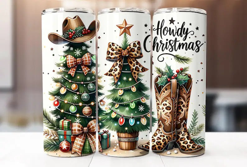 20oz Howdy Christmas Tumbler