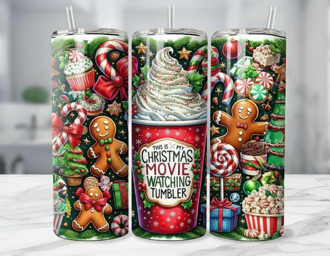 20oz Christmas Movie Tumbler